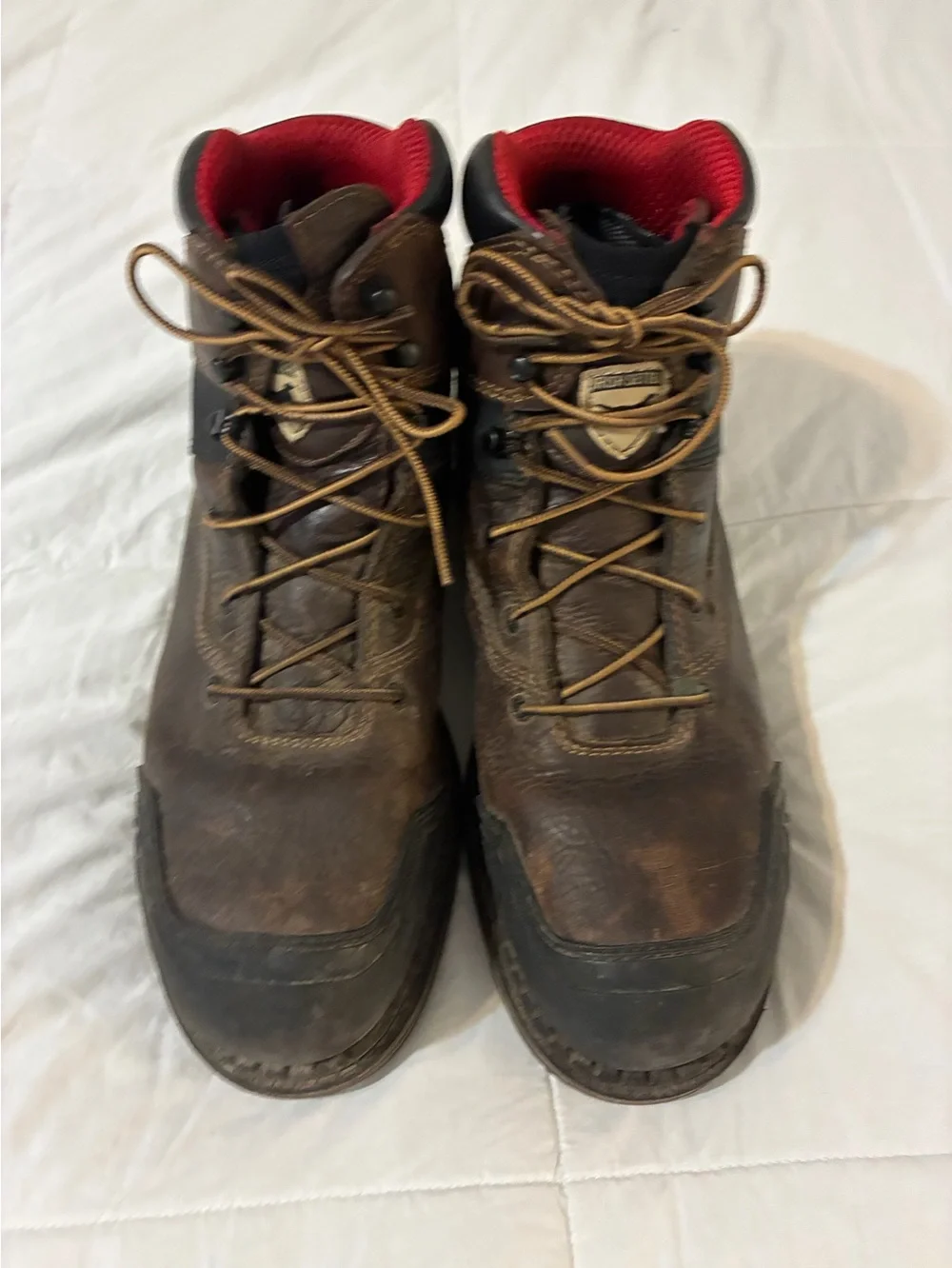 Irish Setter lace up steel toe work boots size 11  #83688